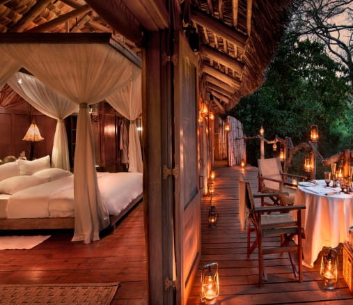 Golden sunset over the Tanzanian wilderness